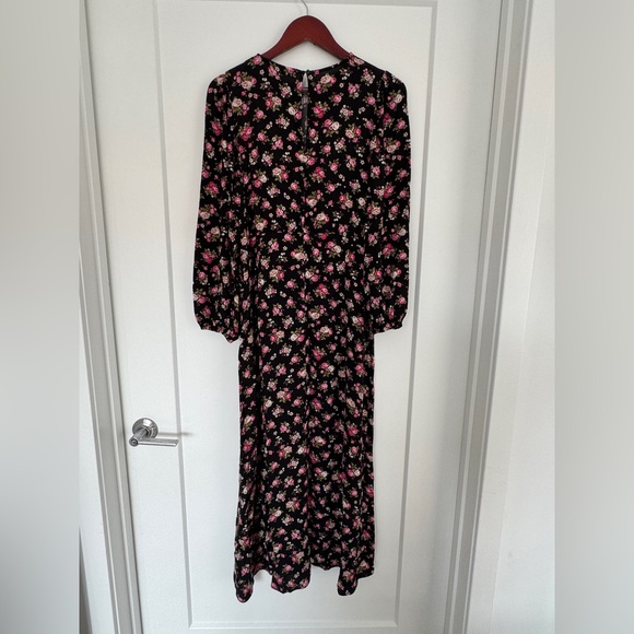 Zara Maxi Dress 100% Viscose Size XL - Picture 4 of 11